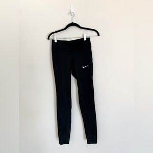 Nike // Leggings // Black // Drawstring Waist // Mesh Detail // XS